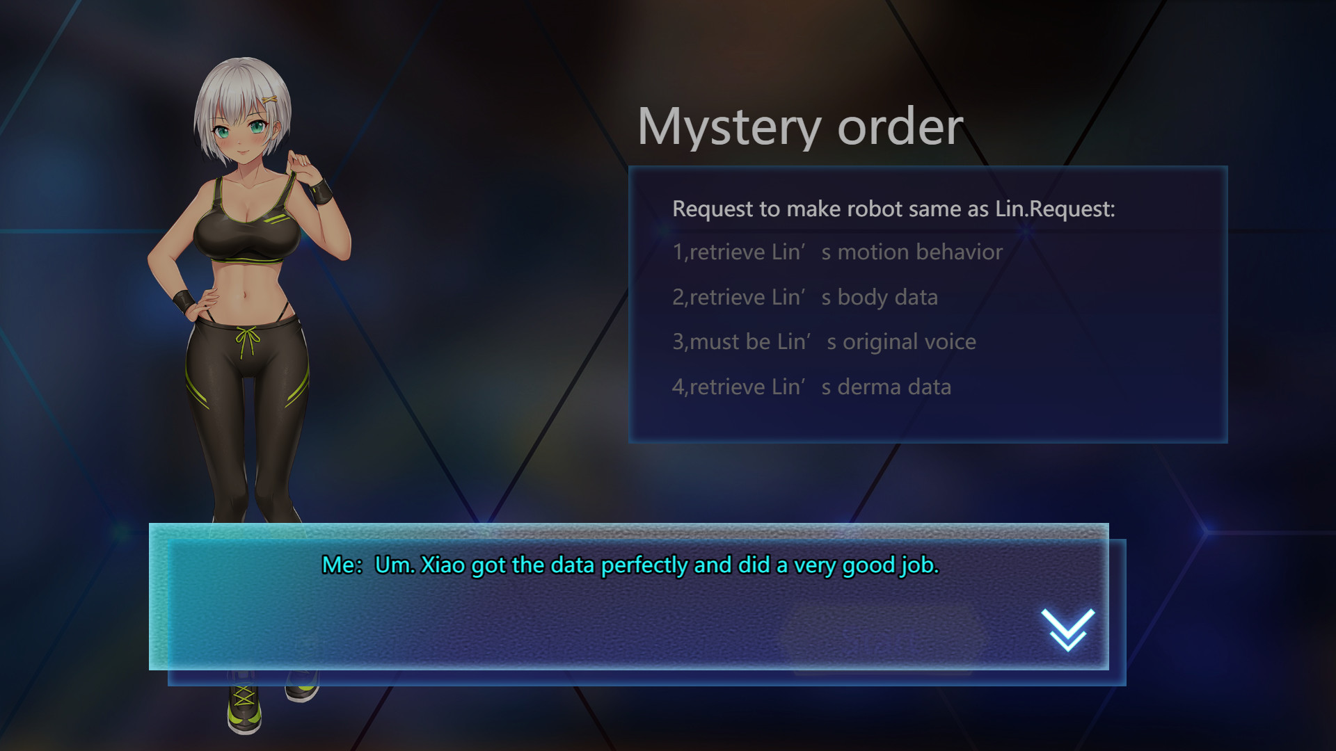 Creature reaction inside the ship