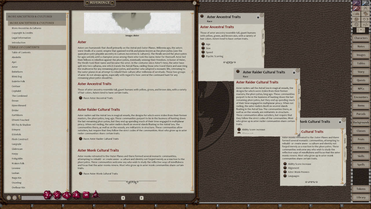 Fantasy Grounds - More Ancestries & Culturesのスクリーンショット 1