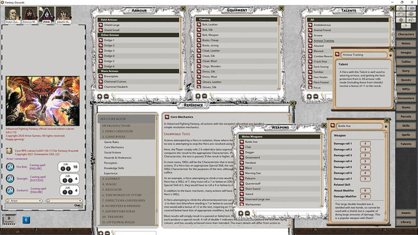 Fantasy Grounds - Advanced Fighting Fantasy 2E Ruleset