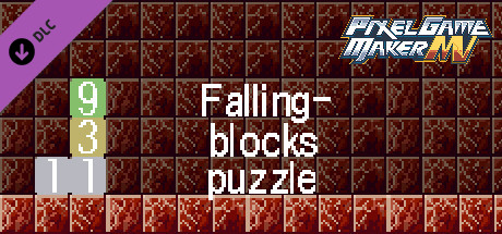 Pixel Game Maker MV - Falling Blocks Puzzle Sample banner image