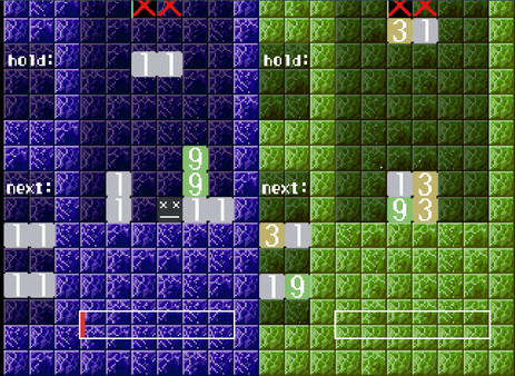 Pixel Game Maker MV - Falling Blocks Puzzle Sample