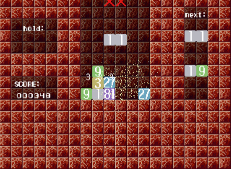 Pixel Game Maker MV - Falling Blocks Puzzle Sample
