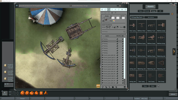 Fantasy Grounds - FG Siege Map Pack 1
