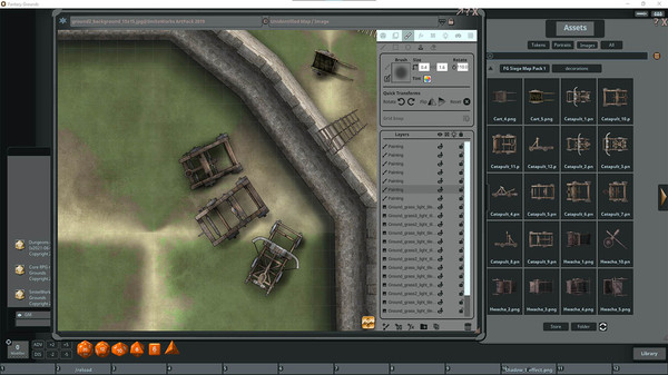 Fantasy Grounds - FG Siege Map Pack 1
