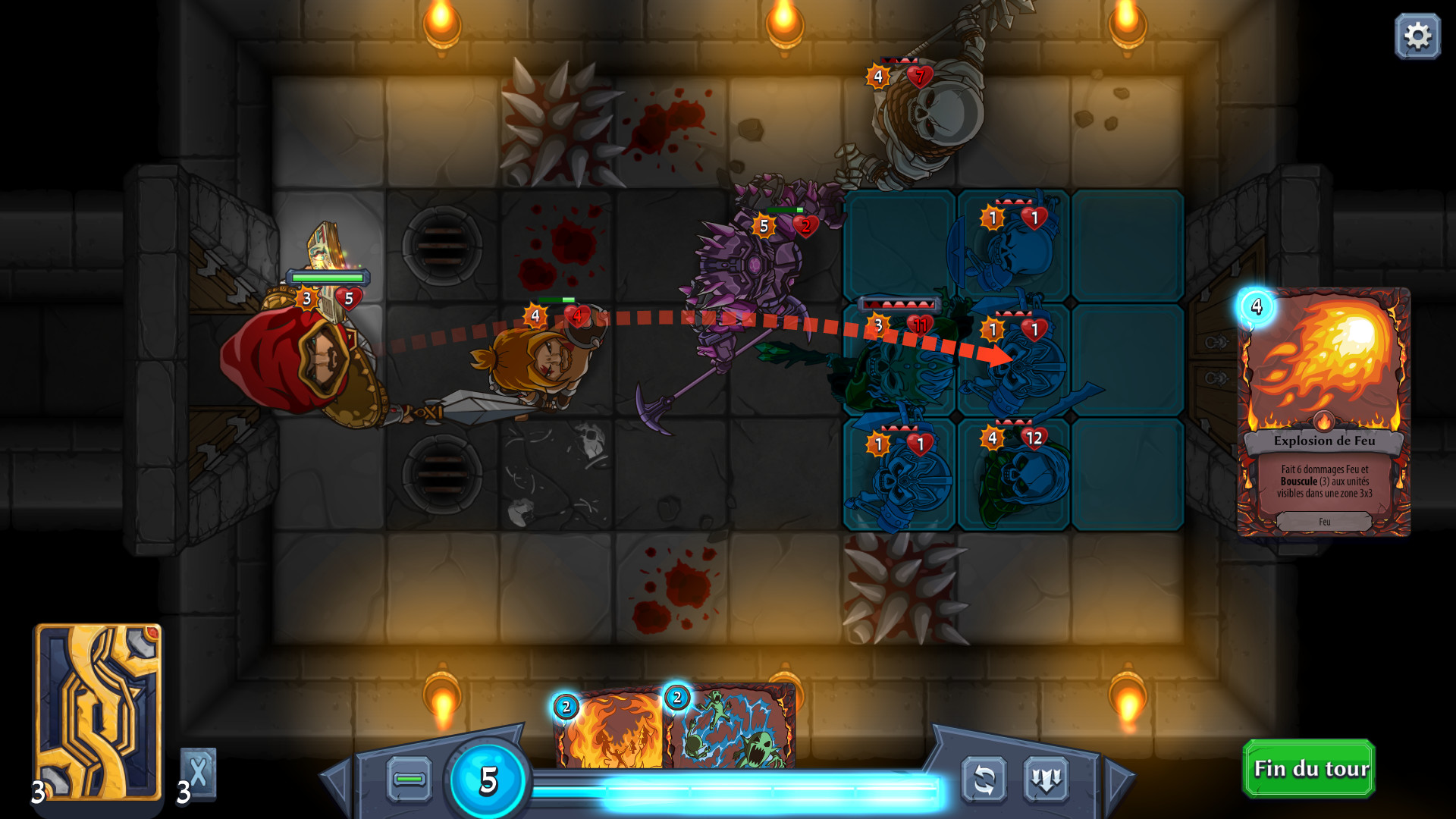 Screenshot Abalon: Roguelike Tactics CCG