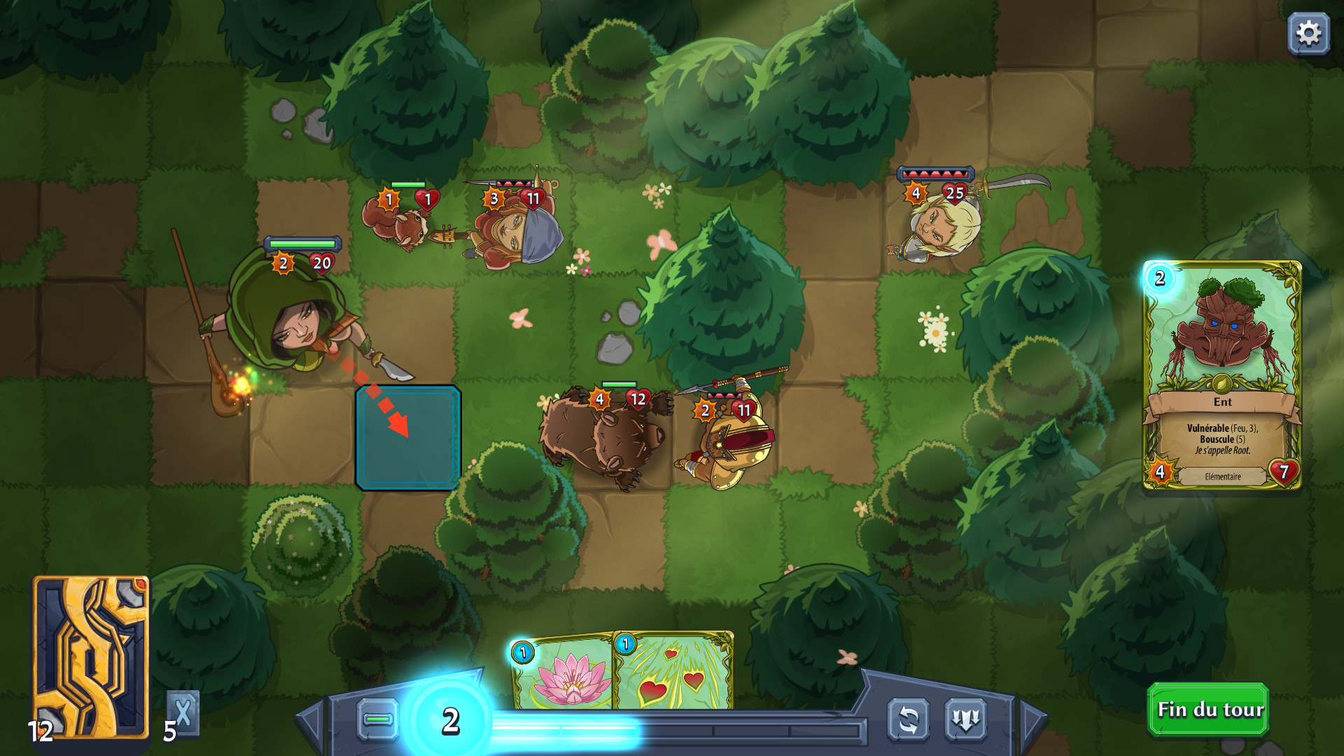 Screenshot Abalon: Roguelike Tactics CCG