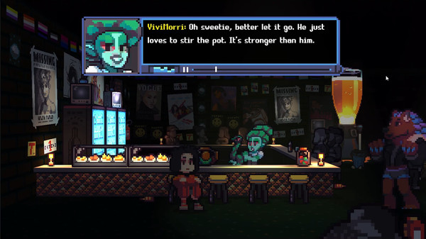 Screenshot of DELIRIA gameplay showing in-action mechanics