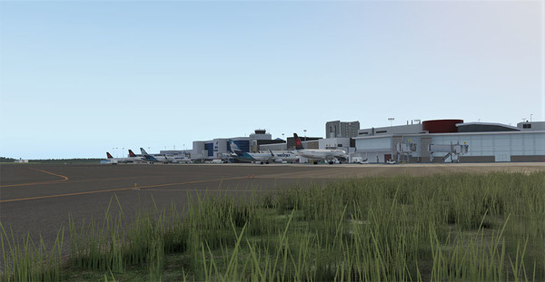 X-Plane 11 - Add-on: Airfield Canada - CYHZ - Halifax Stanfield International Airport — скриншот 20