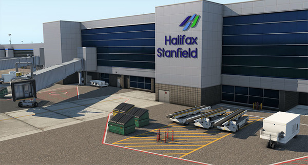 X-Plane 11 - Add-on: Airfield Canada - CYHZ - Halifax Stanfield International Airport — скриншот 11