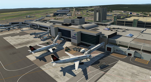 X-Plane 11 - Add-on: Airfield Canada - CYHZ - Halifax Stanfield International Airport — скриншот 19