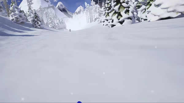 Skiing VR video 1