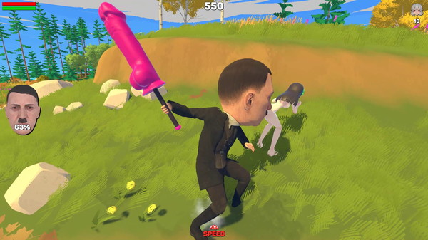 Screenshot z Hitler Hates Anime