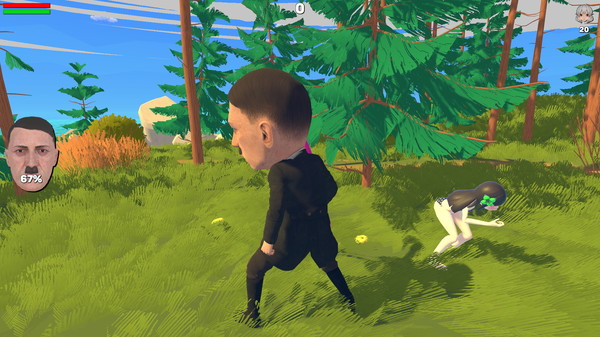 Screenshot z Hitler Hates Anime