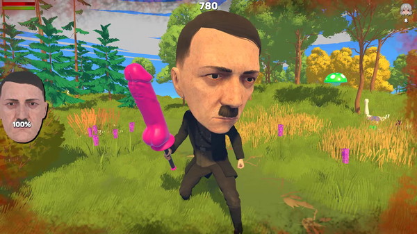 Screenshot z Hitler Hates Anime