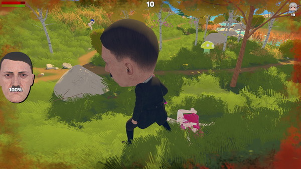 Screenshot z Hitler Hates Anime