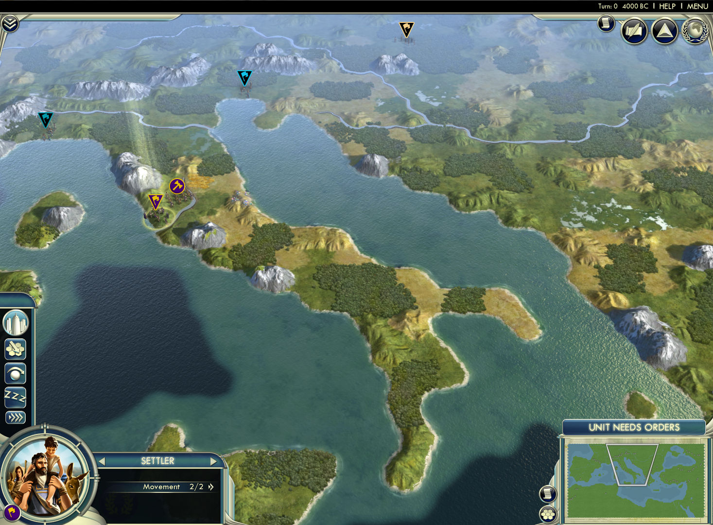 Civilization V - Cradle of Civilization Map Pack: Mediterranean Featured Screenshot #1