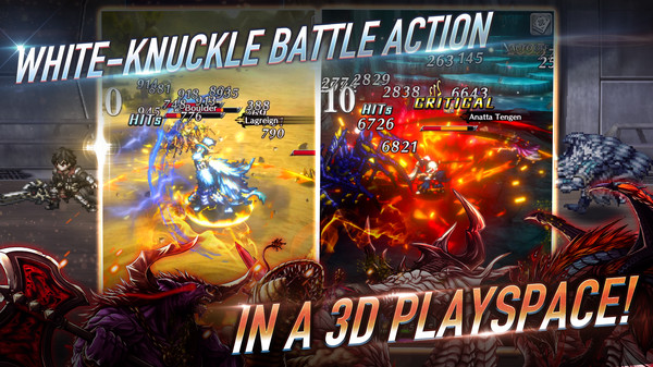 Screenshot of LAST CLOUDIA gameplay showing in-action mechanics