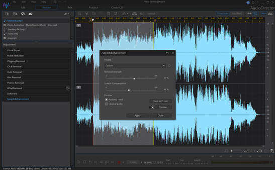 CyberLink AudioDirector 12 Ultra