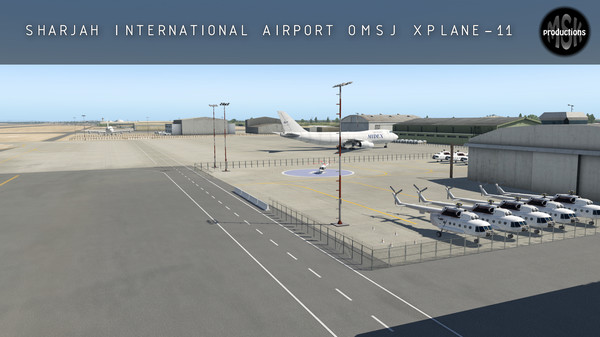 X-Plane 11 - Add-on: MSK Productions - Sharjah Intl Airport