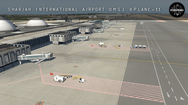 X-Plane 11 - Add-on: MSK Productions - Sharjah Intl Airport