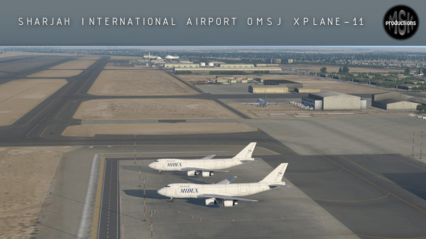 X-Plane 11 - Add-on: MSK Productions - Sharjah Intl Airport