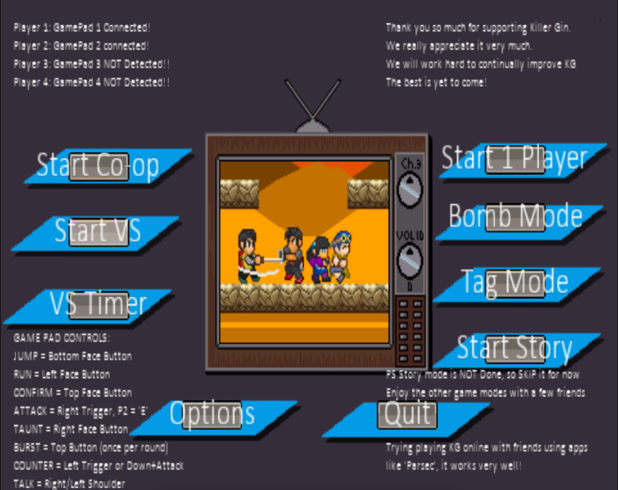 #3. Killer Gin Battle Arcade (Steam) بواسطة: The Killer Gin