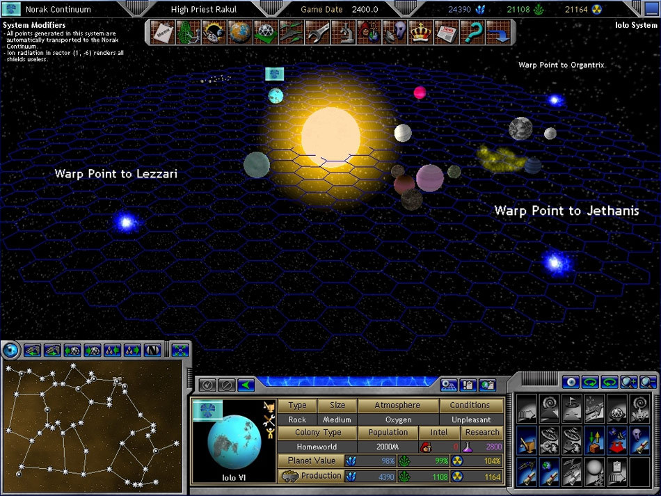 screenshot of Space Empires V 1