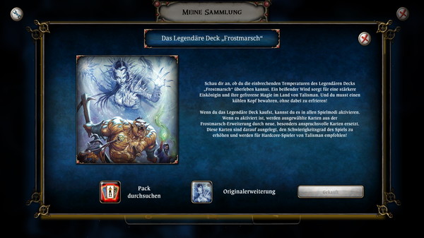 Talisman - The Frostmarch Expansion: Legendary Deck Screenshot 1