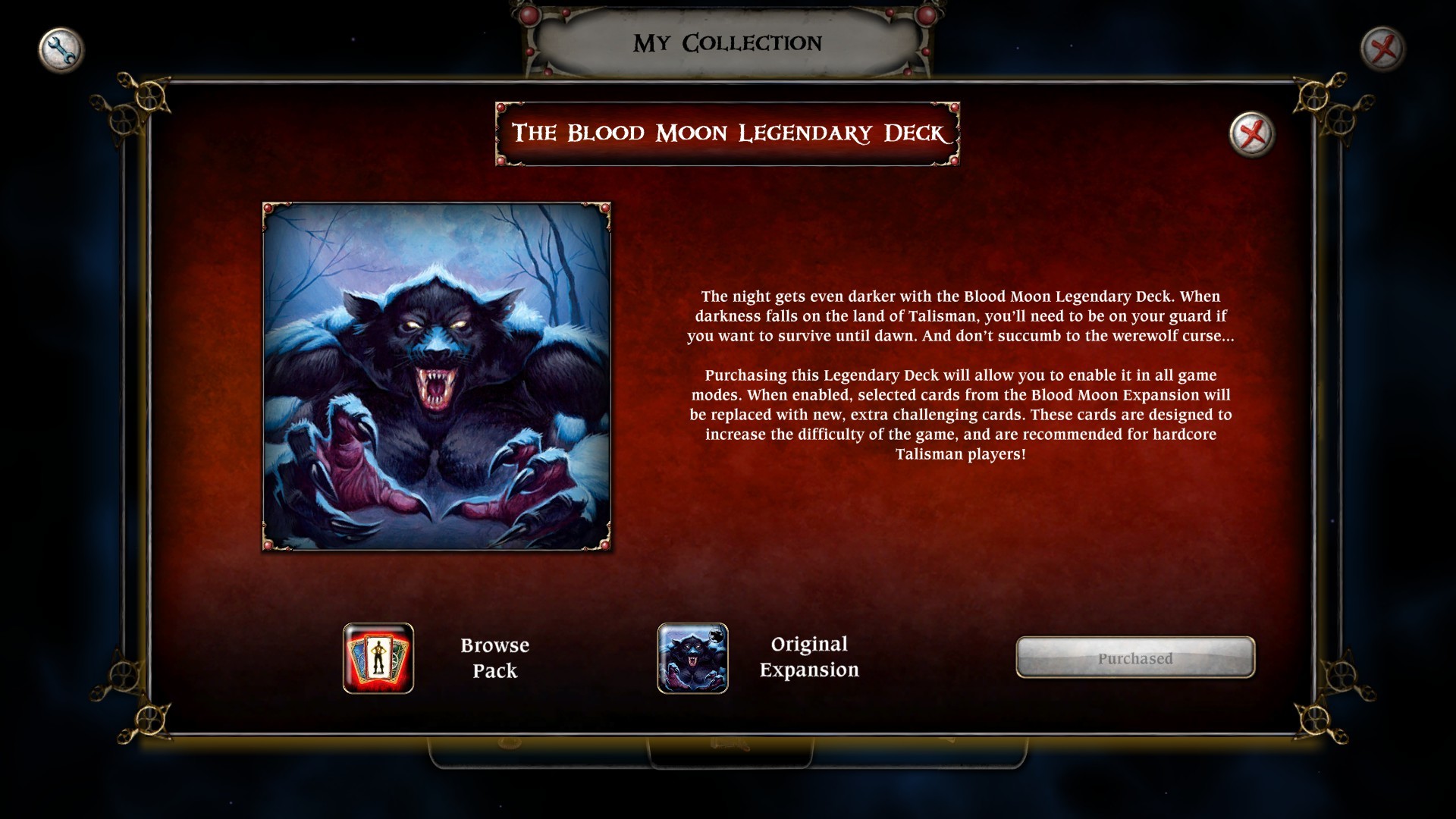 Talisman - The Blood Moon Expansion: Legendary Deck Featured Screenshot #1