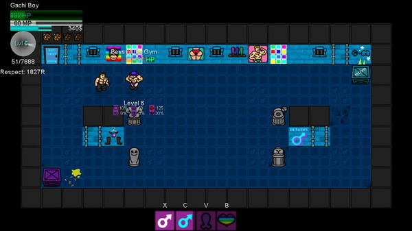 Screenshot z Gachimuchi Life Simulator