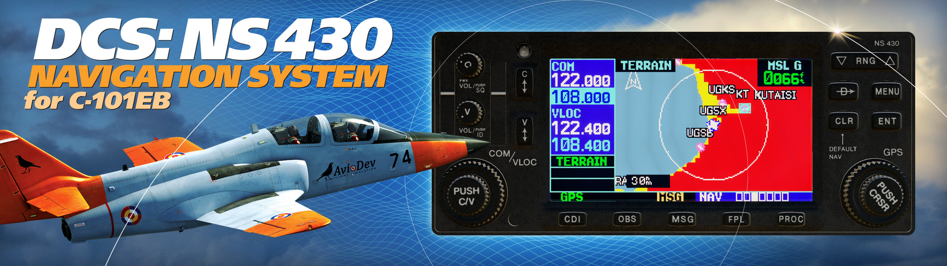 DCS: NS 430 Navigation System for C-101EB Featured Screenshot #1