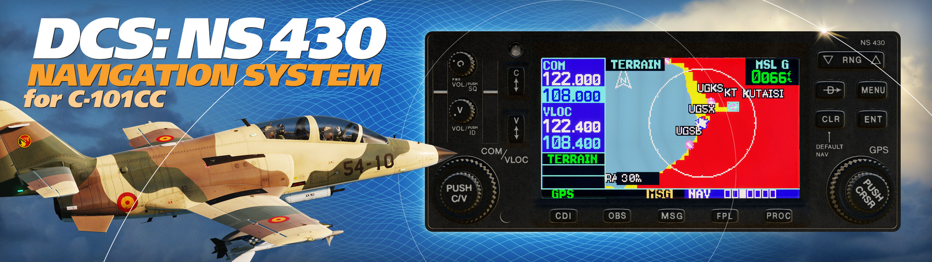 DCS: NS 430 Navigation System for C-101СС Featured Screenshot #1