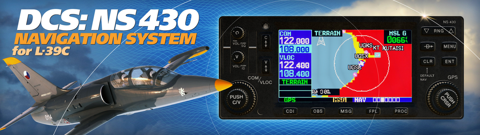 DCS: NS 430 Navigation System for L-39С Featured Screenshot #1