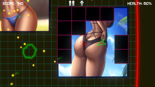 Screenshot z Synthwaifu: Neon Space Fighter Screenshot z Synthwaifu: Neon Space Fighter