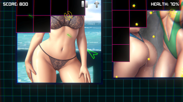 Screenshot z Synthwaifu: Neon Space Fighter Screenshot z Synthwaifu: Neon Space Fighter