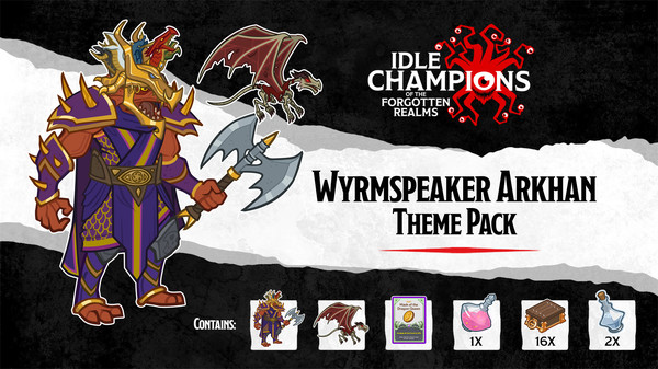 Idle Champions - Wyrmspeaker Arkhan Theme Pack