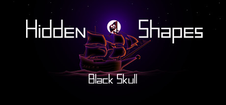 Hidden Shapes Black Skull - Jigsaw Puzzle Game Cover Image