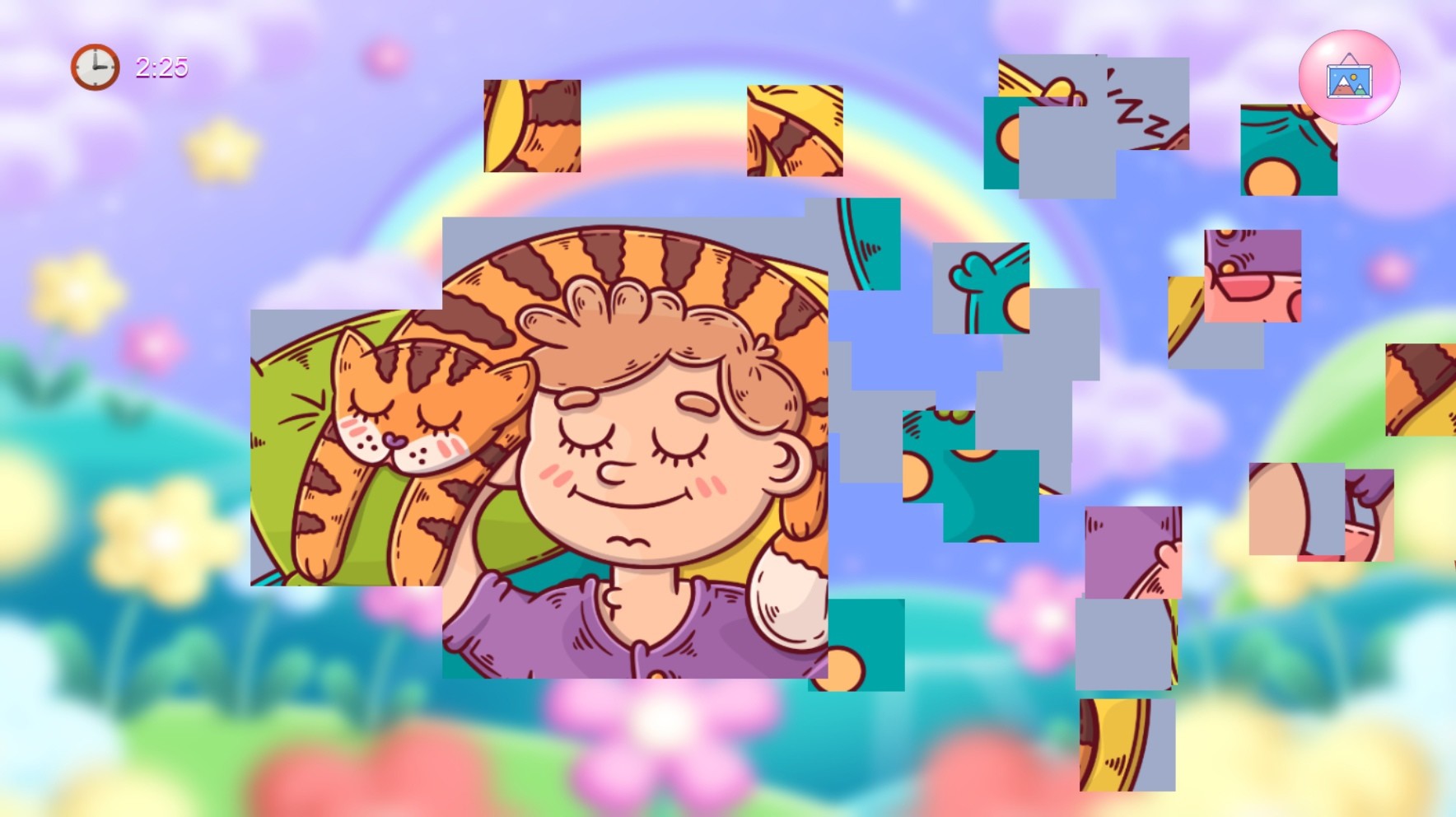 #4. Puzzles with cats (Steam) Por: wow wow Games