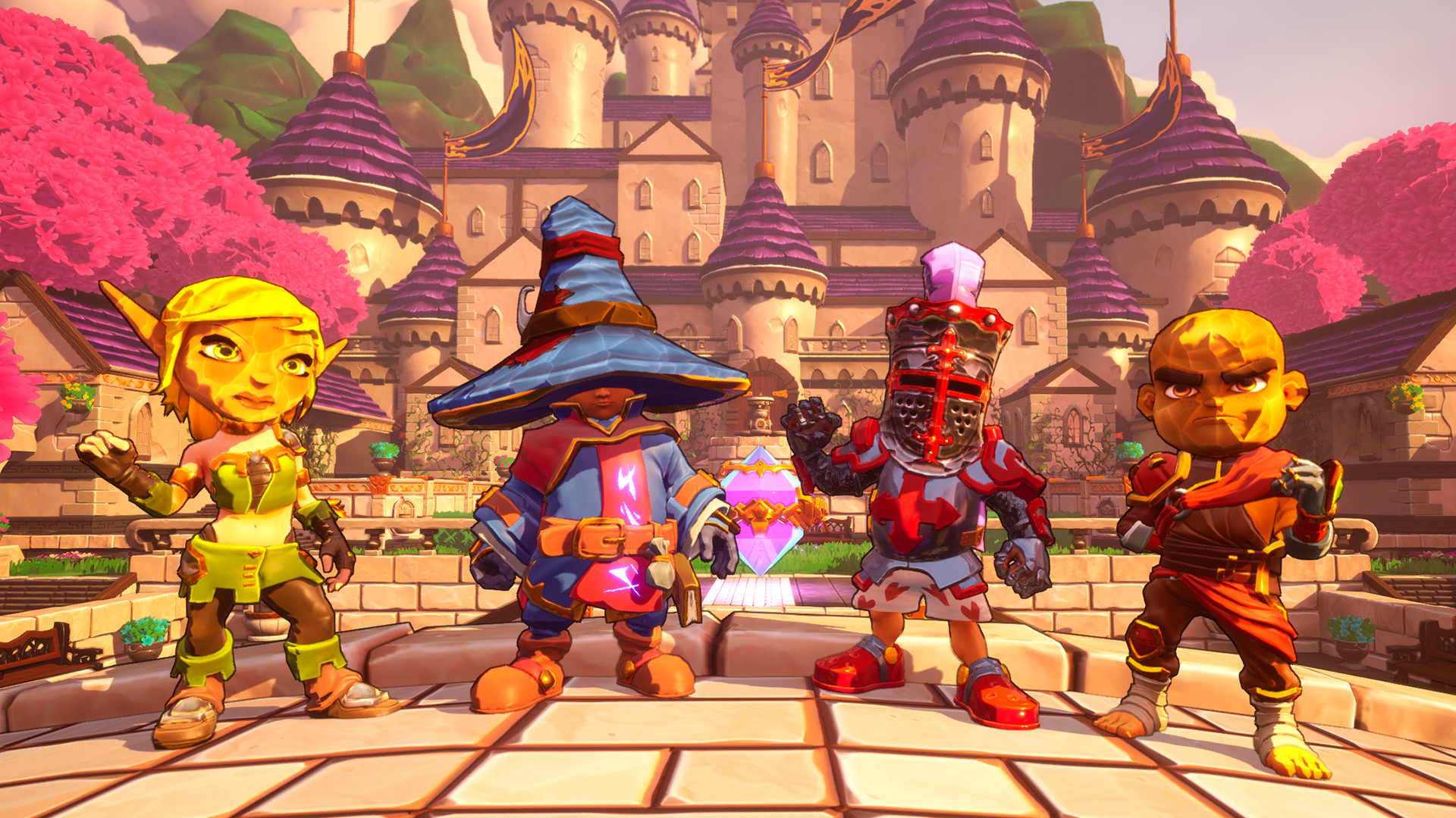 Dungeon Defenders: Awakened - Original Hero Paper Masks Featured Screenshot #1