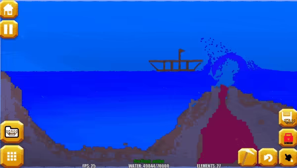 Water Physics Simulation video 1