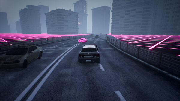 Synthwave Burnout-游戏截图