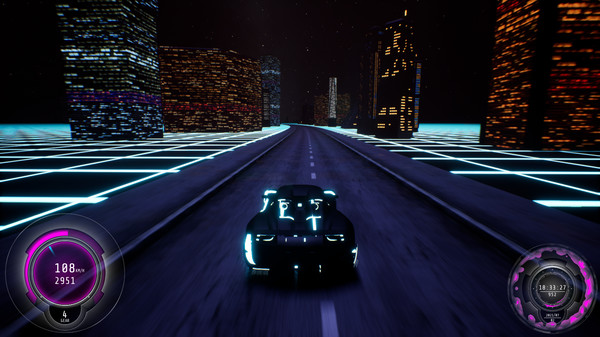 Synthwave Burnout game for windows Pc 1