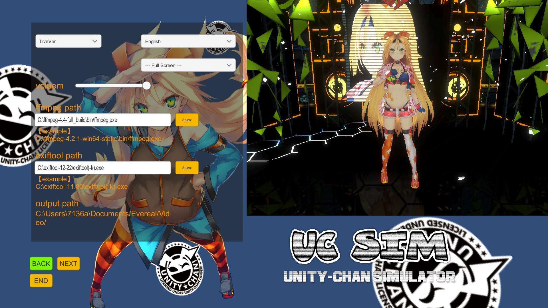 #1. UC SIM ~unity-chan simulator~ (Steam) 由: Akky-06's Lab