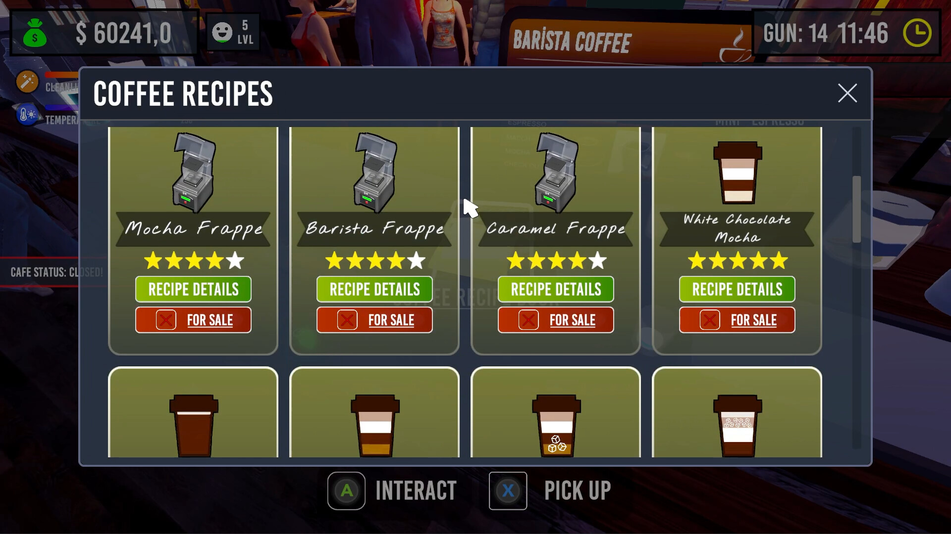 screenshot of Barista Simulator 6