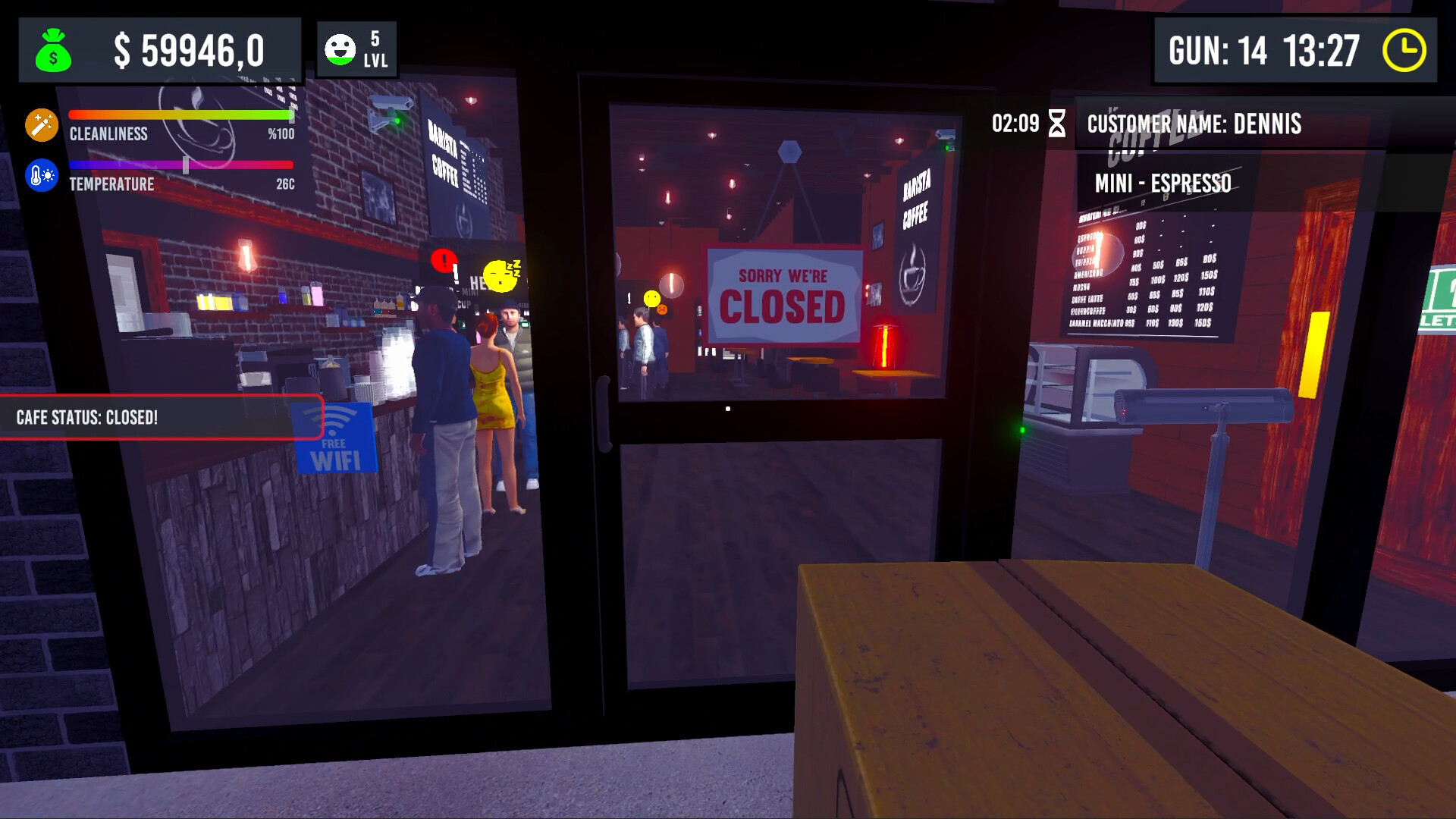 screenshot of Barista Simulator 3