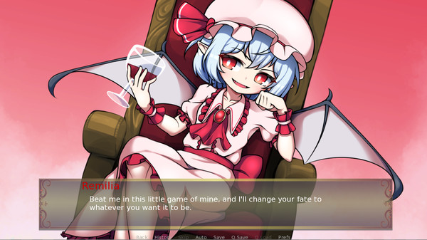 Save Me, Sakuya-san!: Remilia Scarlet's Coin And Glass Game.