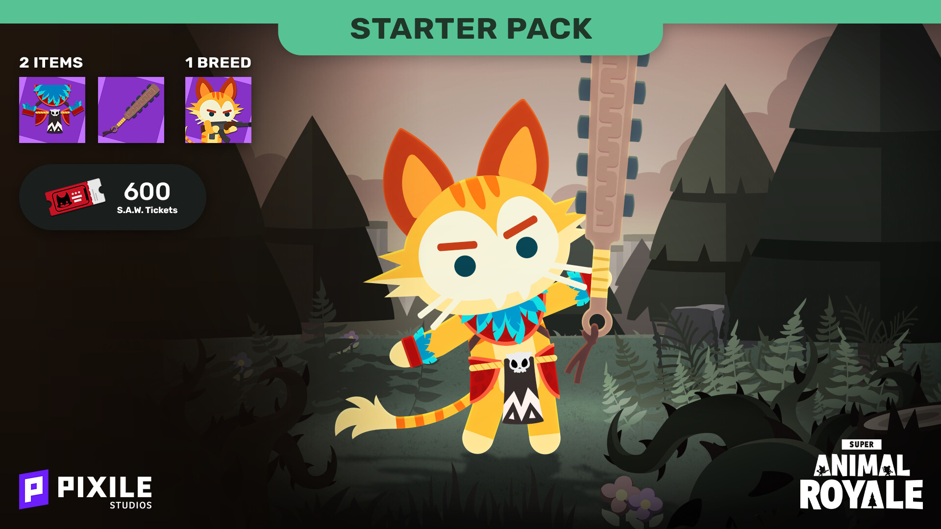 Super Animal Royale Season 1 Starter Pack Featured Screenshot #1