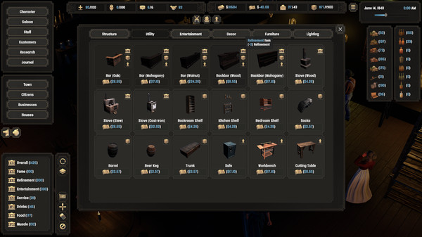 Screenshot z Deadwater Saloon Screenshot z Deadwater Saloon