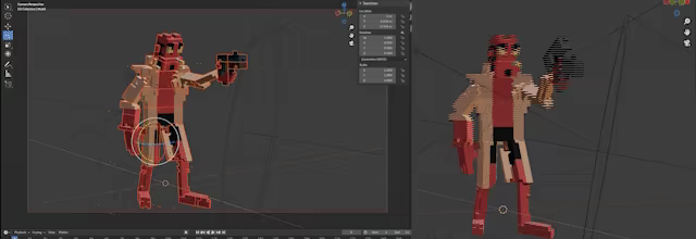 Anima Toon :3D Voxel Character Animation video 7