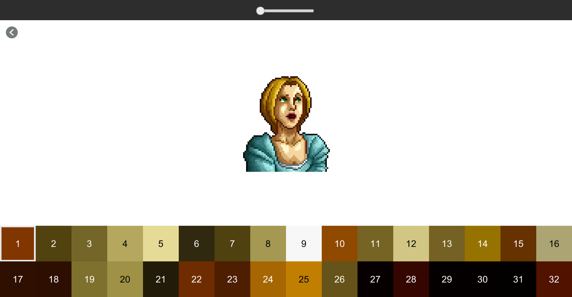 Color by Number - Medieval Portraitのスクリーンショット 1